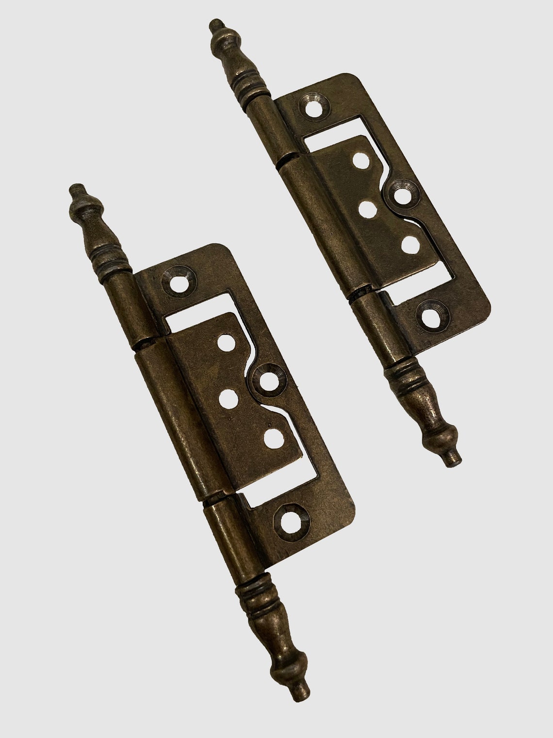 Brass decorative hinges hinges vintage Etsy