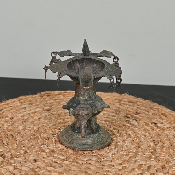 Brass sale animal lamp