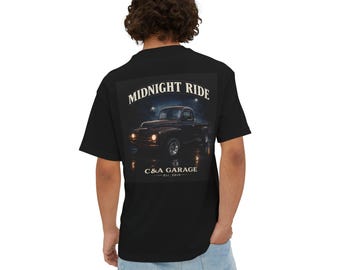 Midnight Ride Vintage Truck Tee | Retro Car Graphic T-Shirt