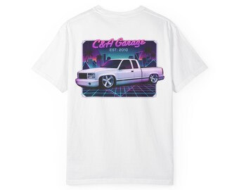 OBS CHEVY  90s Vice Mini Truck Auto Shop T-shirt | Retro Automotive Tee