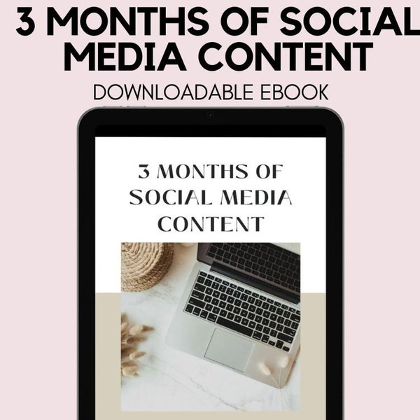 3 mesi di contenuti sui social media per le aziende di prodotti digitali