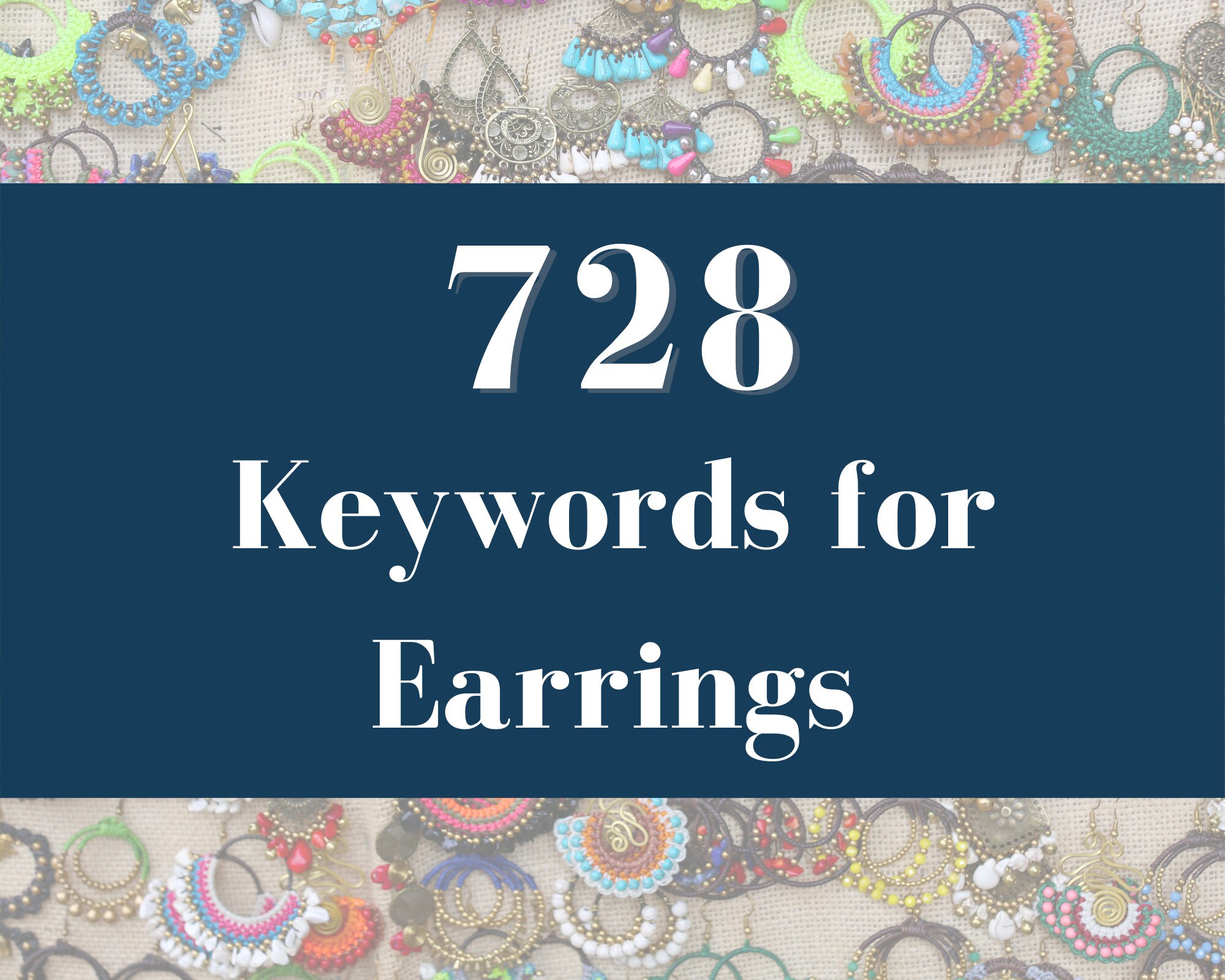 728 Keywords for Earrings SEO Help Etsy Listing Help Etsy UK