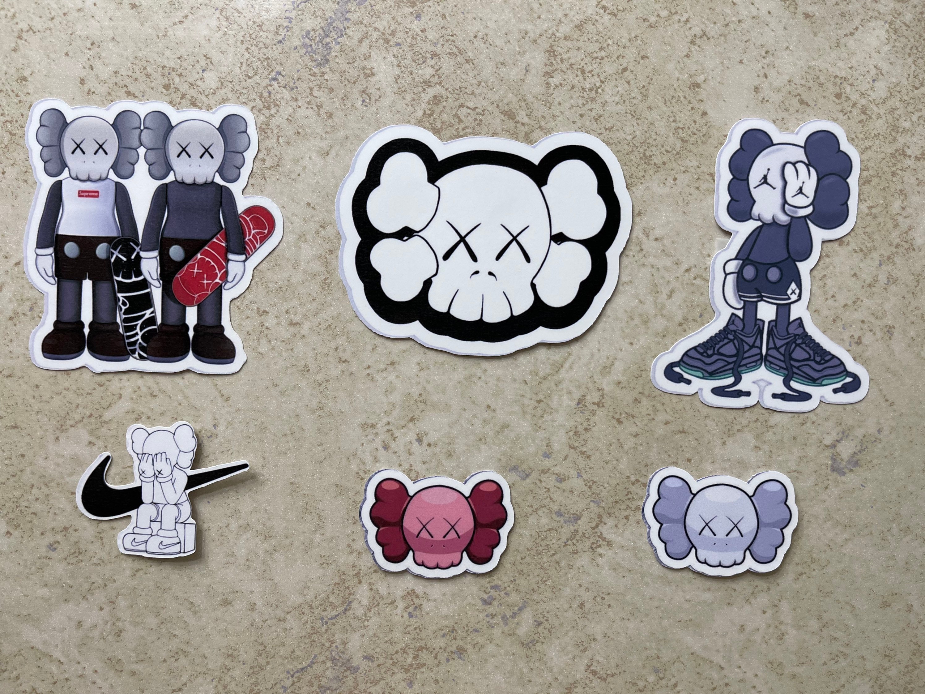 KAWS Sticker Pack. Etsy