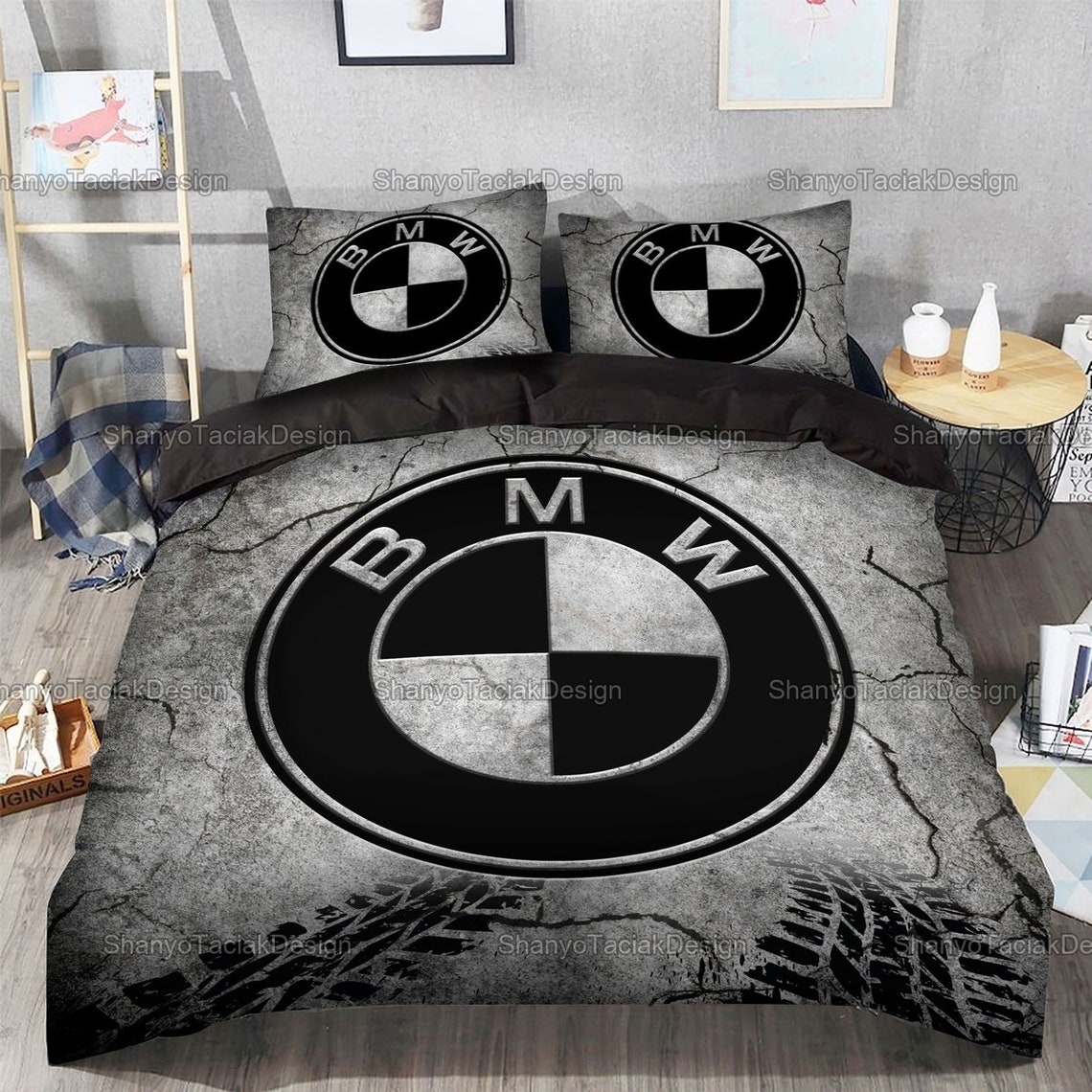 Ensemble de literie BMW et taie doreiller literie BMW Etsy