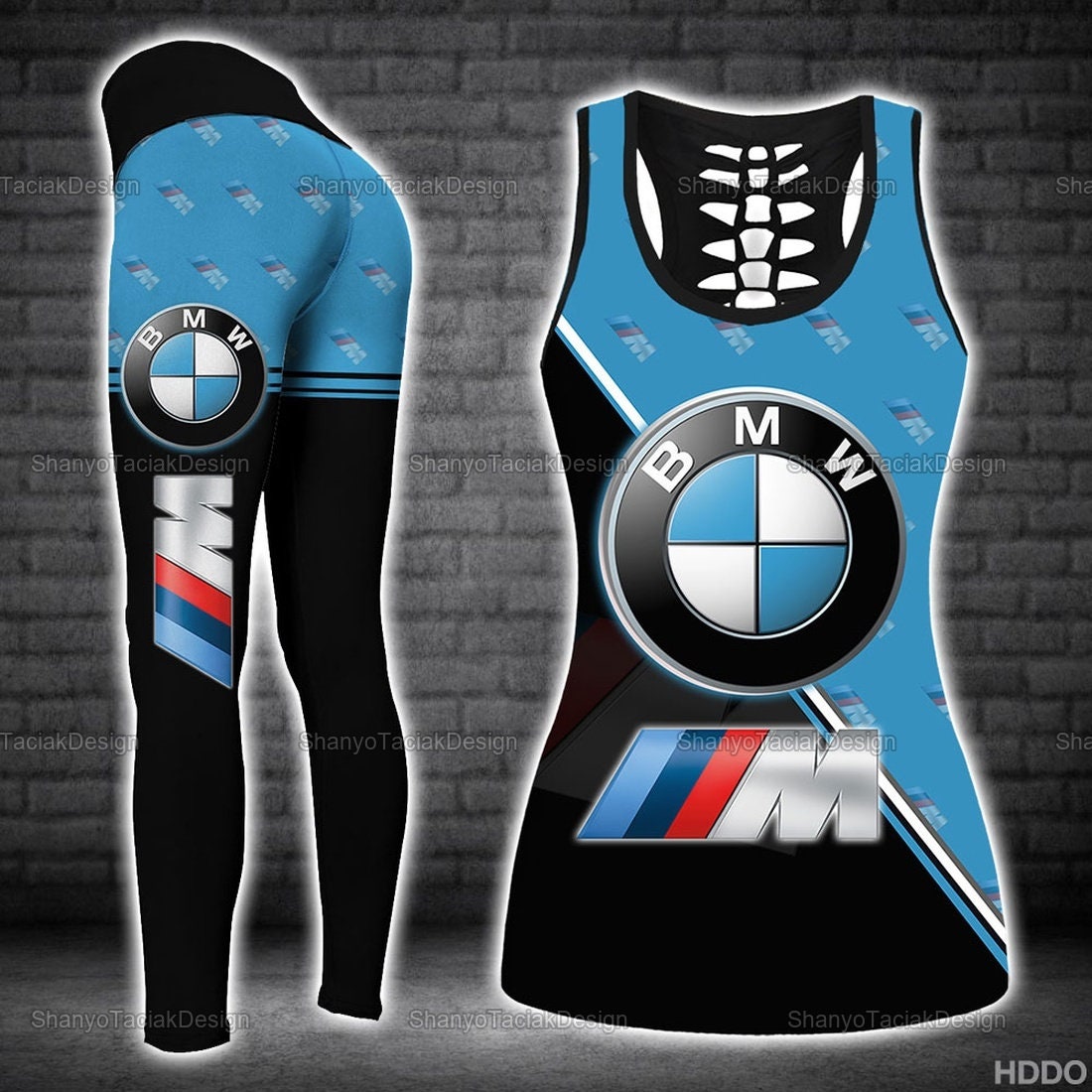 BMW Tank Top Legging BMW Yoga Leggings Workout Leggings | Etsy