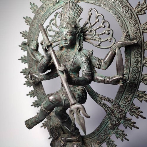 Shiva Nataraja Bronze Statue Hindu God Dancing Shiva Shiva On Altar The Wedding Of Shiva 