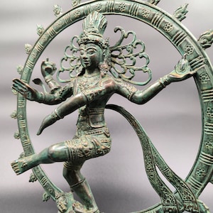 ブロンズシヴァ像、8本の腕を持つシヴァ、シヴァ神像、シヴァナタ