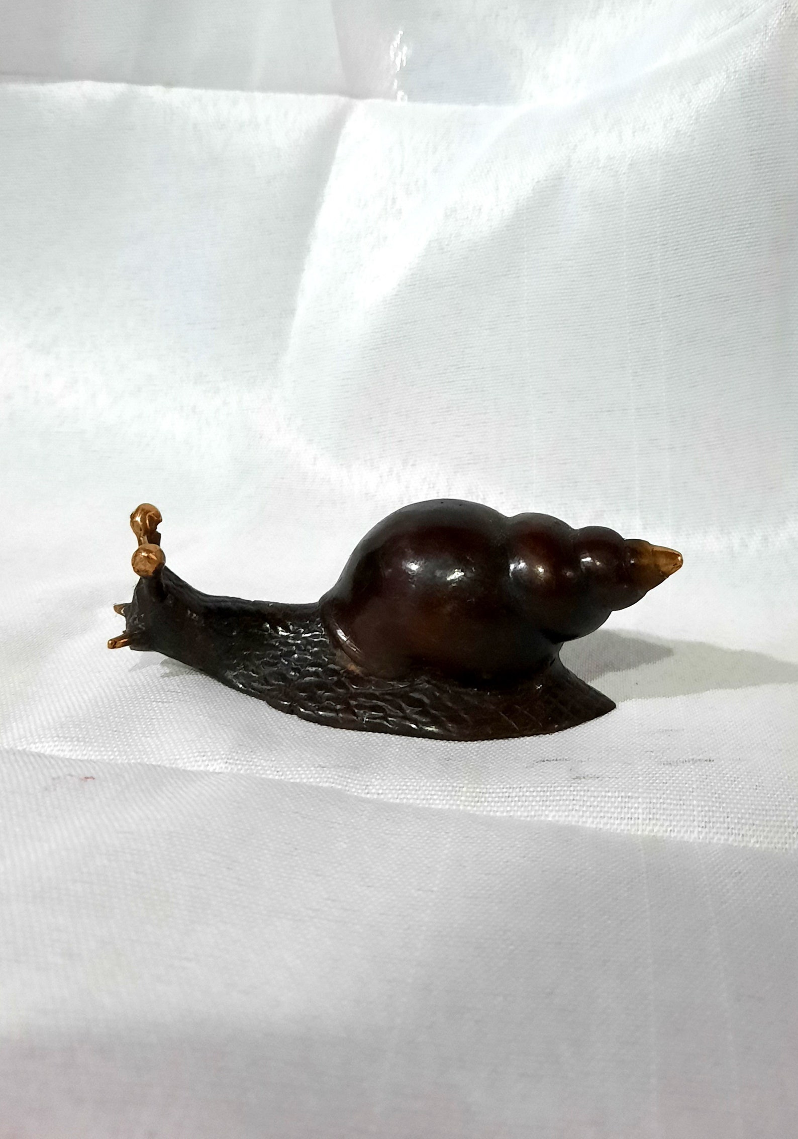 Bronze Snail Snail Statue Snail Sculpture Animal Figure Etsy