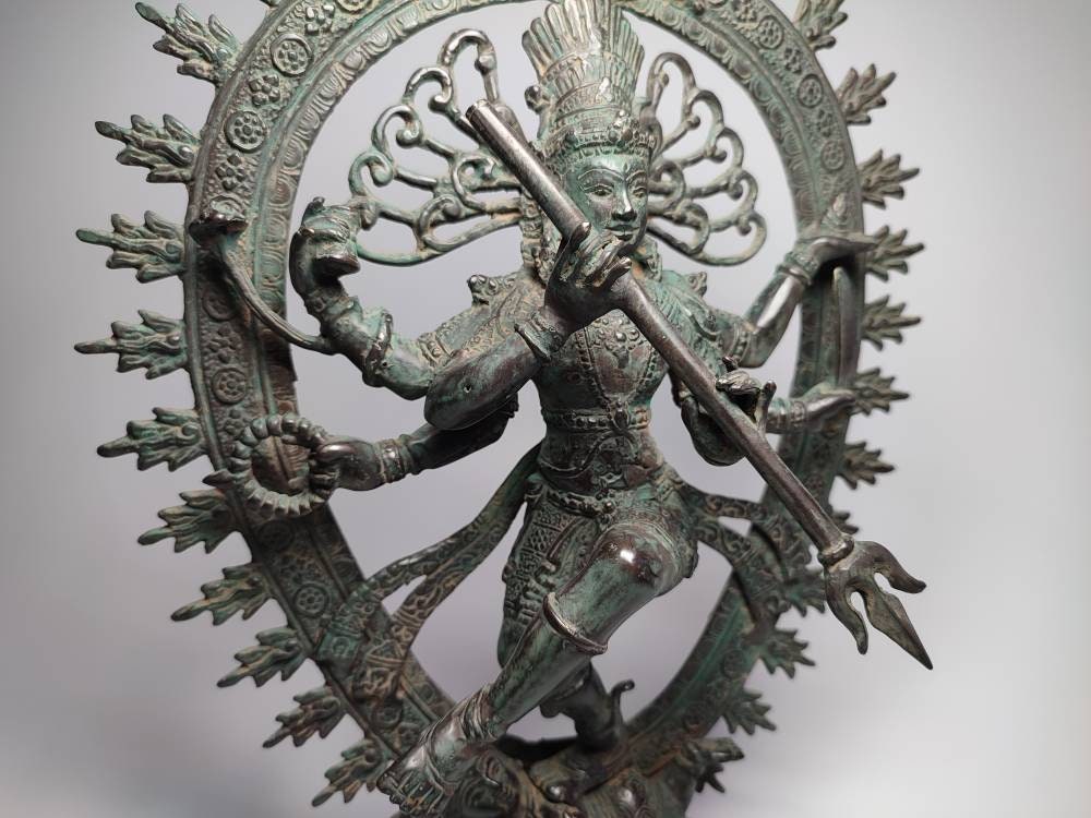 Shiva Nataraja Bronze Statue Hindu God Dancing Shiva Shiva On Altar The Wedding Of Shiva 