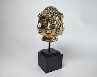 仏像　仏頭　銅像　彫刻　素材・作年不明　アンティーク　アート　オブジェ 仏像 仏頭 銅像 彫刻 素材・作年不明 アンティーク アート