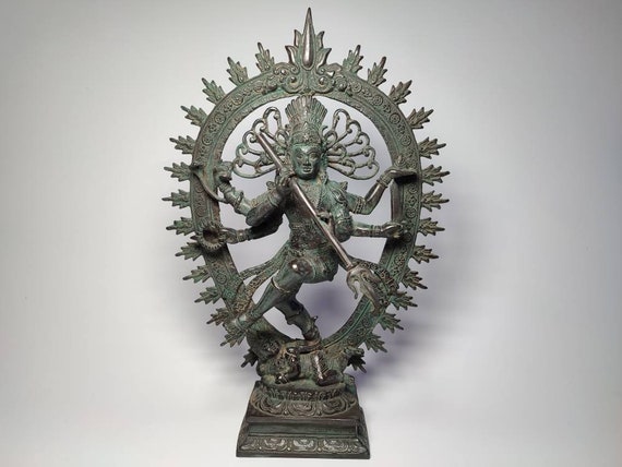 Shiva Nataraja Bronze Statue Hindu God Dancing Shiva Shiva On Altar The Wedding Of Shiva 