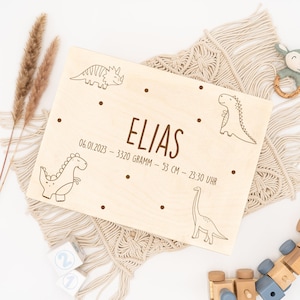 Personalisierte Baby-Erinnerungskiste, Babygeschenk Geburt, Erinnerungskiste, Erinnerungsbox Baby, Geschenk zur Geburt, Taufgeschenk Baby