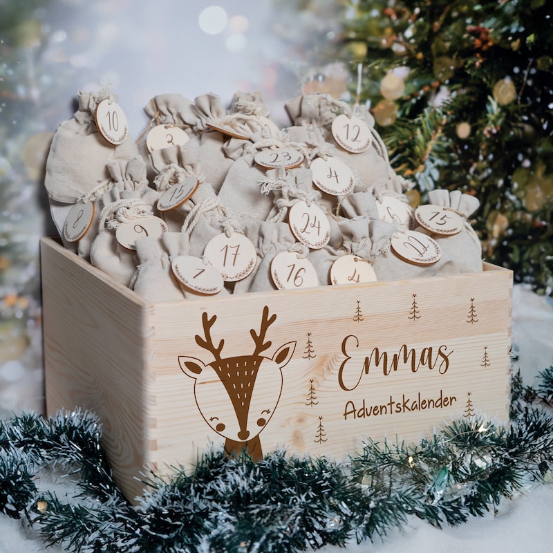 Personalized Advent Calendar Etsy
