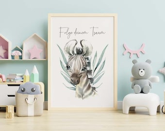 Baby Zebra Poster, Muur Decor, Kamer ontwerp, Kwekerij, Muur Poster, Foto's, Baby Poster, Muurschildering, Gift, Gift Idea, Baby Room