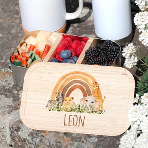 Brotdose personalisiert, Brotdose Kinder, Brotdose Edelstahl, Lunchbox, Vesperdose, Schulanfang Geschenk, Brotdose Kindergarten, Einschulung