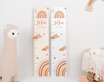 Personalized children's height chart 65-150 cm, measuring bar, christening gift, children's room, birthday gift, baby gift birth, wooden height chart