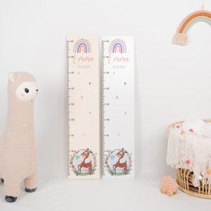 Kindermaatstok gepersonaliseerd 65 -150 cm, maatstok, doopcadeau, kinderkamer, verjaardagscadeau, babycadeau geboorte, houten maatstok