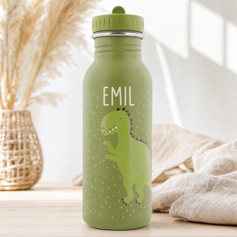 Robuste rostfreie Edelstahl-Trinkflasche für Kinder, langlebig für viele Kita- und Schuljahre
