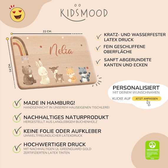 Holz Frühstücksbrettchen Mit Gravur – „Dad, Father's Day Wouldn't Be Possible Without Me“, 24x20 Cm