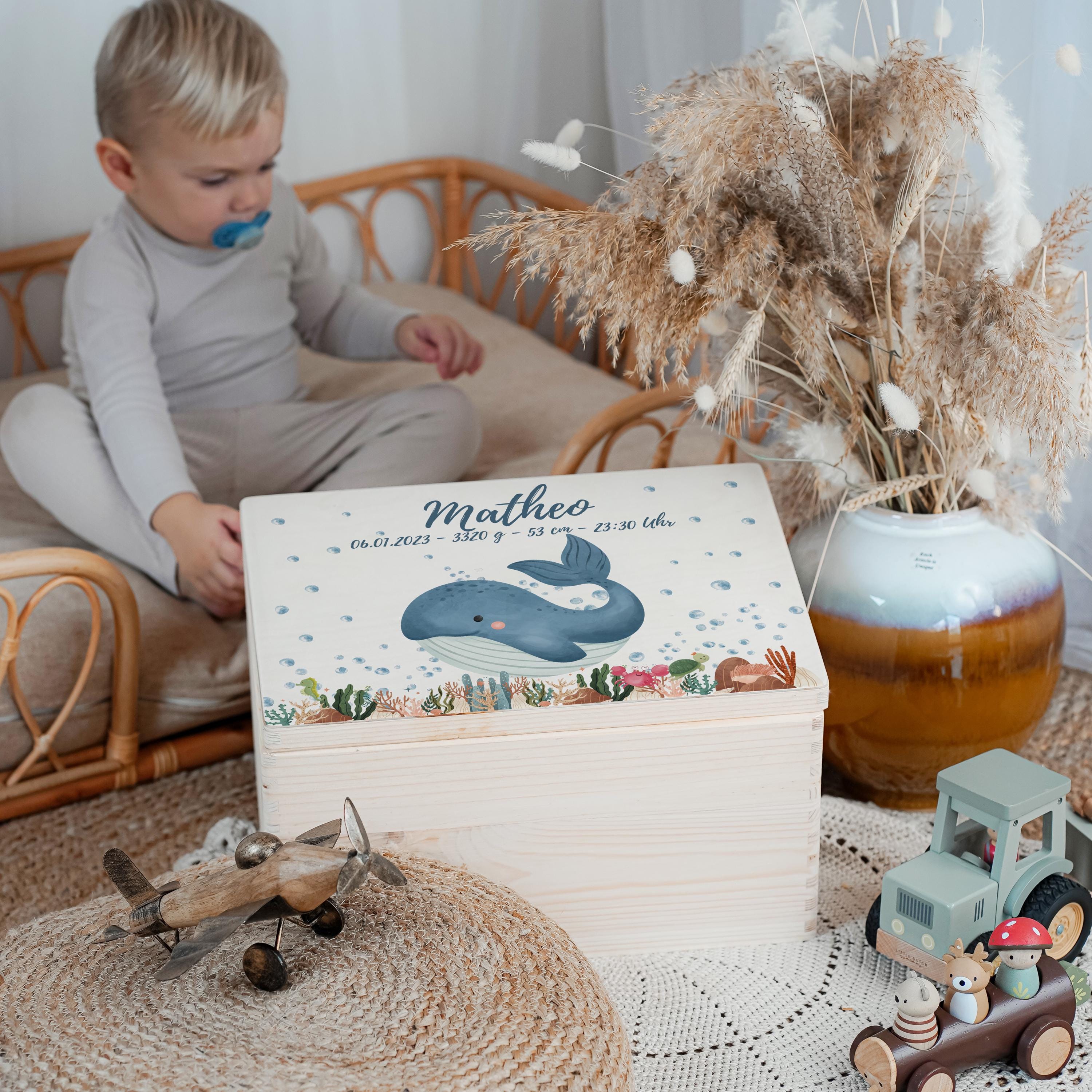Personalized baby memory box, baby gift birth, memory box, memory box baby, gift for birth, christening gift baby