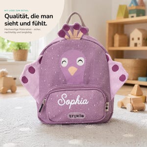 Großer Kindergartenrucksack mit 7,5 Litern ab 3 Jahren, Platz für Brotdose und Wechselkleidung