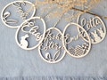 Easter decoration personalized from wood | Easter gift | Easter pendant with name | Easter | Easter pendant | Wooden pendant | Easter nest | Easter basket