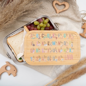 Lunch box personnalisée, lunch box enfants, lunch box, Kidsmood, lunch box inox, lunch box, snack box, bébé personnalisé lunch box enfants