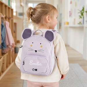 Kindergartentasche mit Vordertasche und großen kinderfreundlichen Reißverschlussgriffen