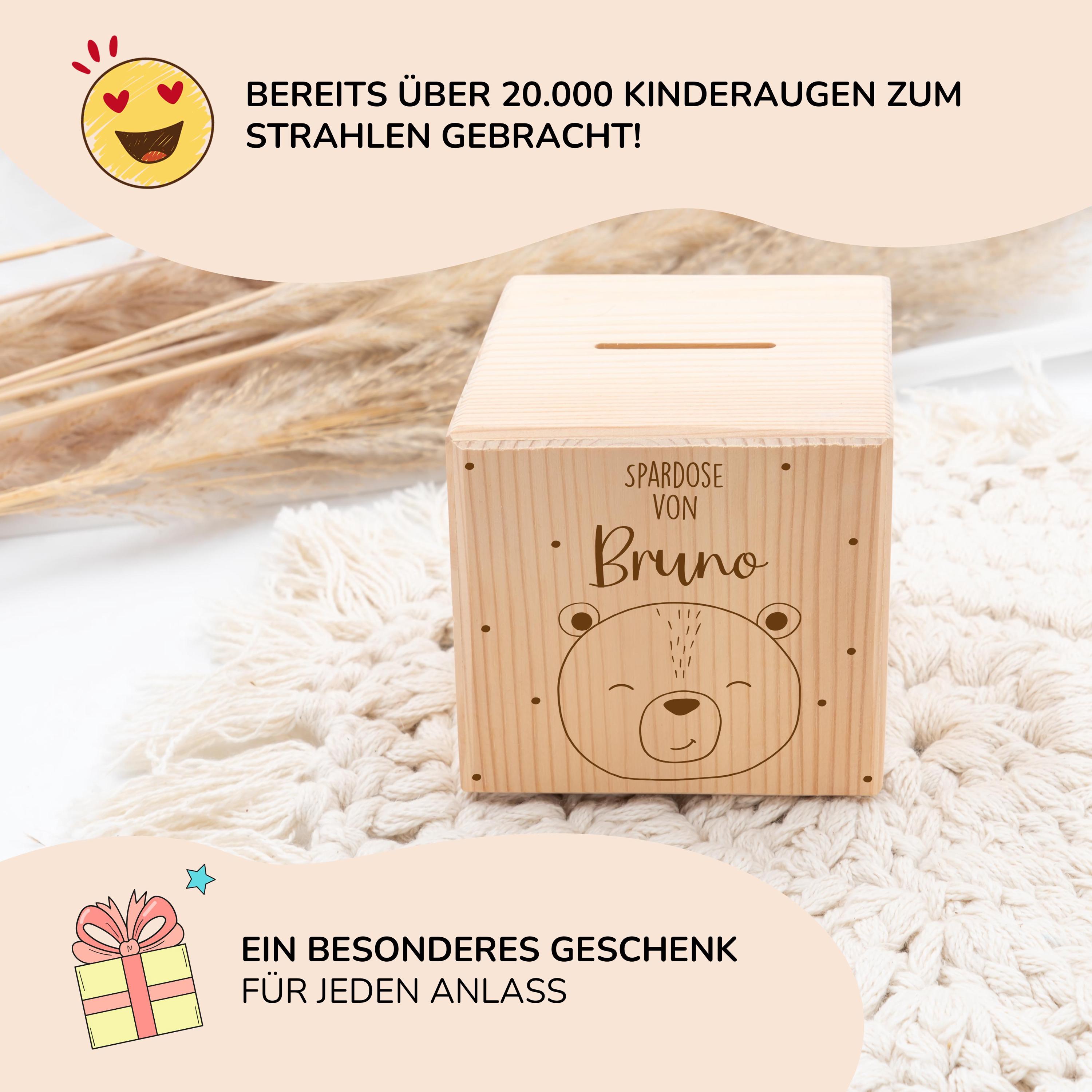 Spardose personalisiert mit Namen