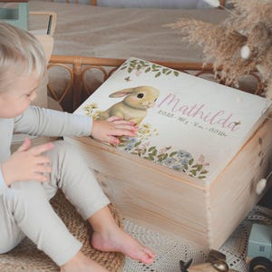 Caja de recuerdos de bebé personalizada, regalo de nacimiento de bebé, caja de recuerdos, caja de recuerdos de bebé, regalo para nacimiento, regalo de bautizo de bebé