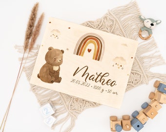 Scatola dei ricordi personalizzata per bambini, regalo nascita per bambini, scatola dei ricordi, scatola dei ricordi per bambini, regalo nascita, regalo battesimo per bambini