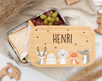 Brotdose personalisiert, Brotdose Kinder, Brotdose, Kidsmood, Brotdose Edelstahl, Lunchbox, Vesperdose, Baby Personalisierte Lunchbox Kinder