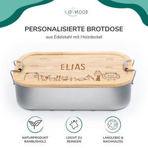 Lunch box personnalisée, lunch box enfants, lunch box, Kidsmood, lunch box inox, lunch box, enfants, bébé Lunch box personnalisée pour enfants image 3