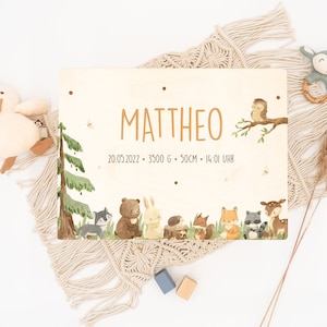 Personalisierte Baby-Erinnerungskiste, Babygeschenk Geburt, Erinnerungskiste, Erinnerungsbox Baby, Geschenk zur Geburt, Taufgeschenk Baby Bild 5