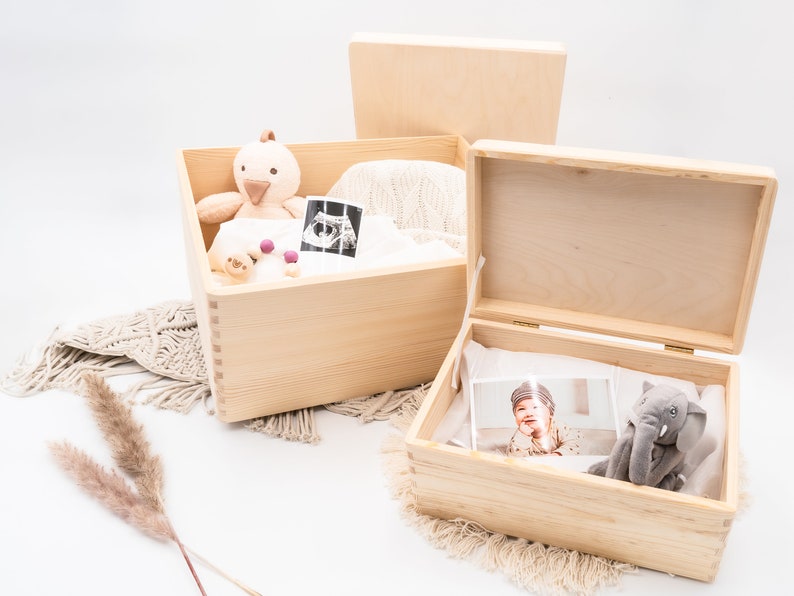 Boîte à souvenirs bébé personnalisée, cadeau bébé naissance, boîte à souvenirs, boîte à souvenirs bébé, cadeau de naissance, cadeau baptême bébé image 4