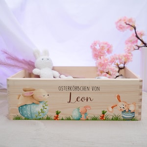 Easter box personalized with name, Easter basket, Easter gift for children, Easter gift, personalized Easter decoration, Easter decoration