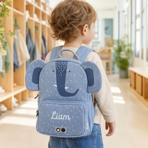 Rucksack aus recycelter Baumwolle mit wasserabweisendem Futter für den Kindergarten-Alltag