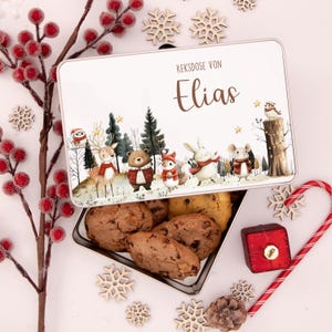 Weihnachtskeksdosen personalisiert