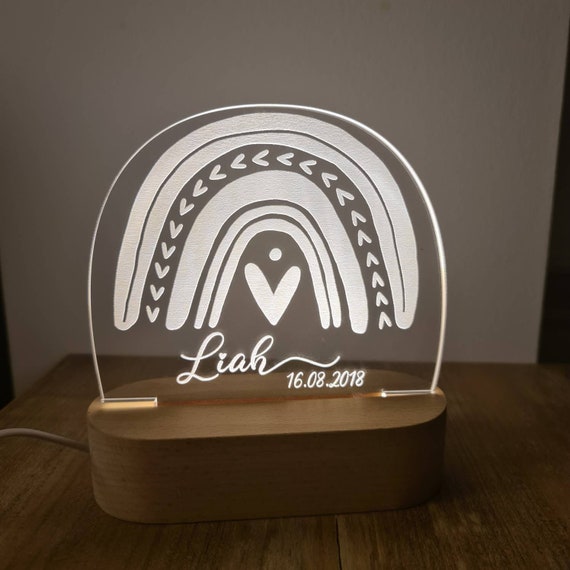 Rainbow bedside sale lamp