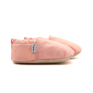 Water Pink Baby Moccasins, Baby Cotton Shoes, 100% Genuine Cotton Moccs, Toddler Moccasins, Baby Moccs, Baby Shower Gift