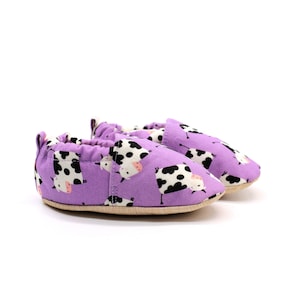Moo Moo Baby Moccasins, Baby Cotton Shoes, 100% Genuine Cotton Moccs, Toddler Moccasins, Baby Moccs, Baby Shower Gift