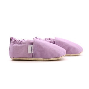Purple Baby Moccasins, Baby Cotton Shoes, 100% Genuine Cotton Moccs, Toddler Moccasins, Baby Moccs, Baby Shower Gift