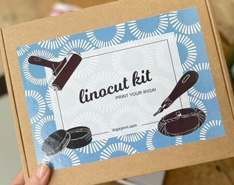 Linocut Kit Classic, Includes Video Tutorial, Next Day Delivery & Gift Wrap