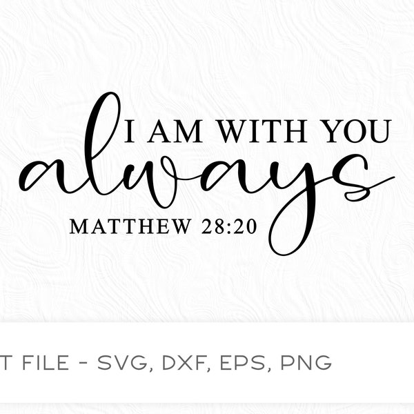 I Am Always With You - Etsy