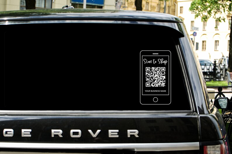 Custom Scan to Shop QR Code SVG Cut File Silhouette Cut File Cricut Cut