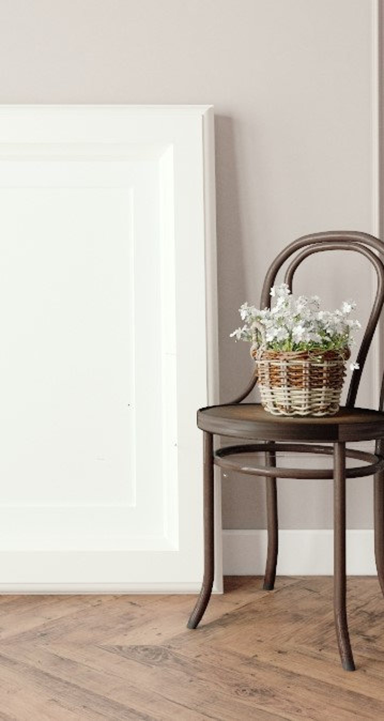 Download Verical A3 frame mockup frame on floor wooden floor ISO | Etsy