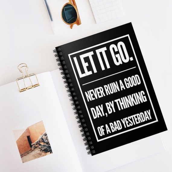 Quote Spiral Notebook Cute Notebook Spiral Cute Notebook Etsy