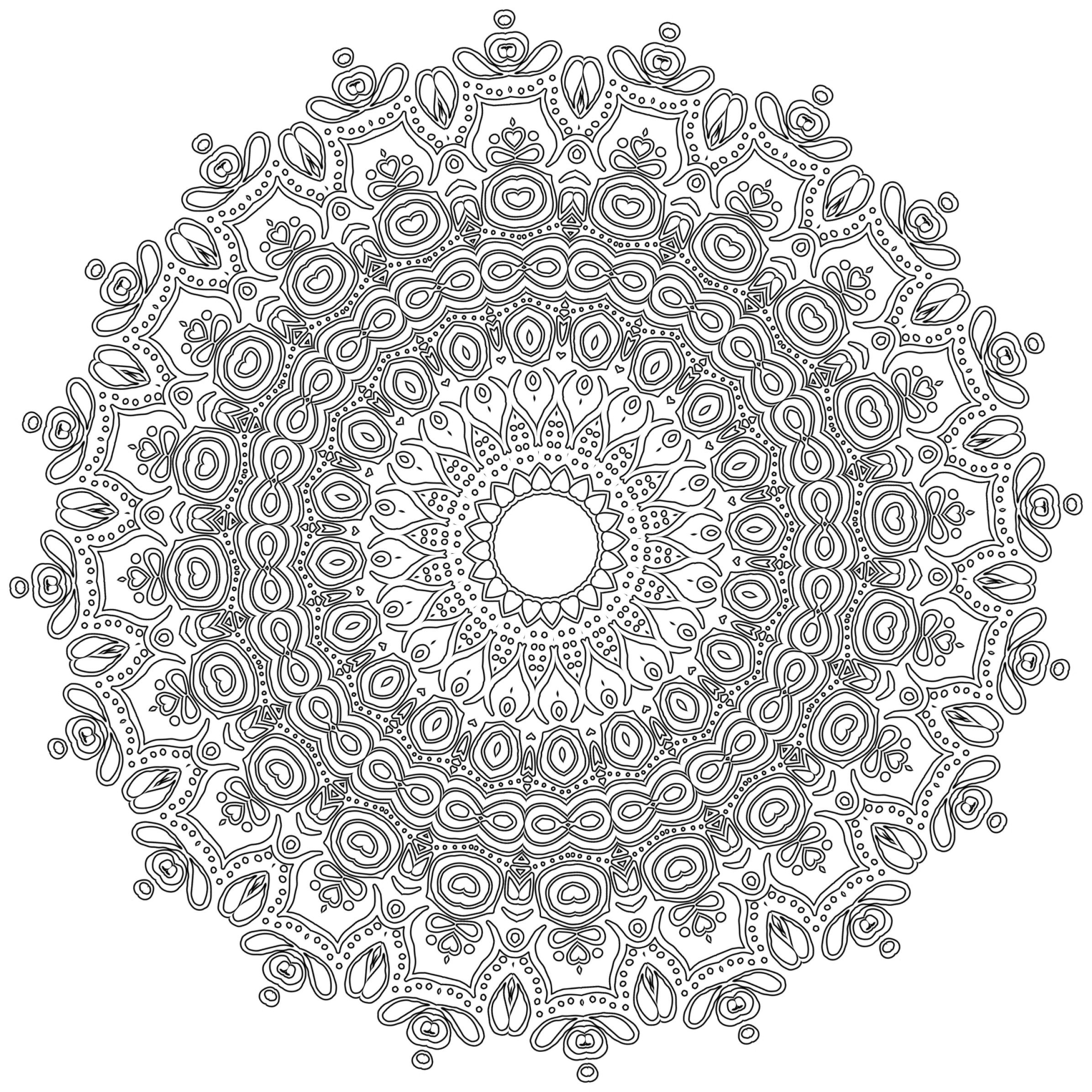 Mandala Adult Coloring Book Vol 3 | Etsy