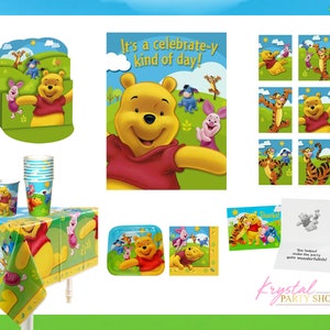 Winnie the Pooh and Friends Party Kit for 8/ Birthday Party/