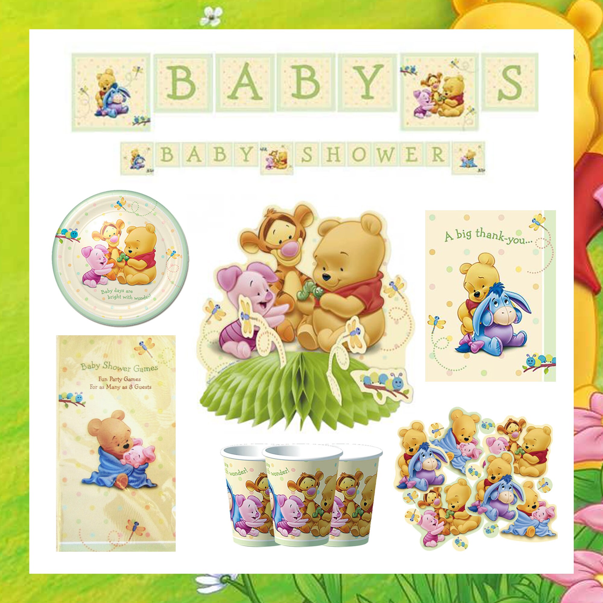 Baby Winnie the Pooh and Friends Party Kit Birthday Party Kids